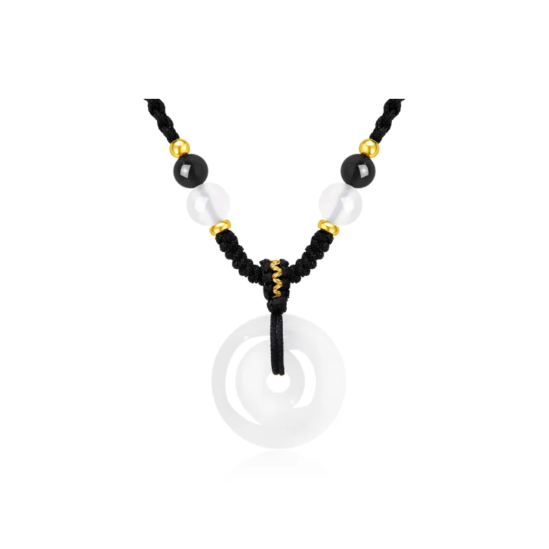 Lao Feng Xiang Chalcedony Necklaces Unisex-10
