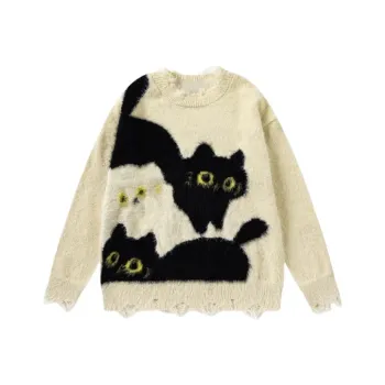 PAIN OR PLEASURE Spring Knitwear Women's Apricot