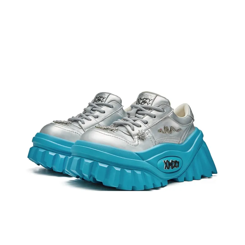 XMZY Rhythm Series Slytherin Height Increasing Low Top Casual Shoes Women's-8