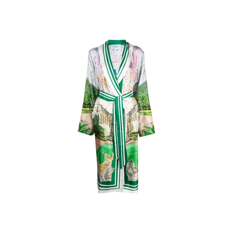 CASABLANCA Tennis Club Belted Coat-0