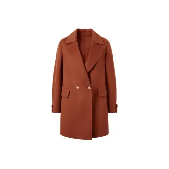 JZ. ANNAKRO Coats Women's Red Coffee