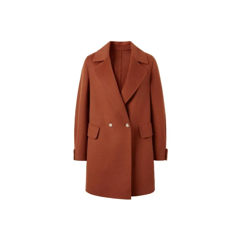 JZ. ANNAKRO Coats Women's Red Coffee-0