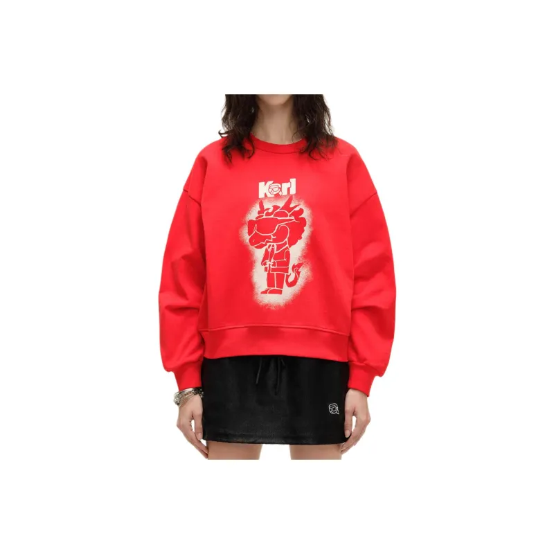 KARL LAGERFELD SS24 Sweatshirt Women's Red-0