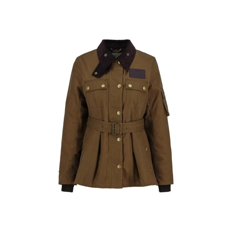 BARBOUR X Erdem Constance Waxed Jacket-0