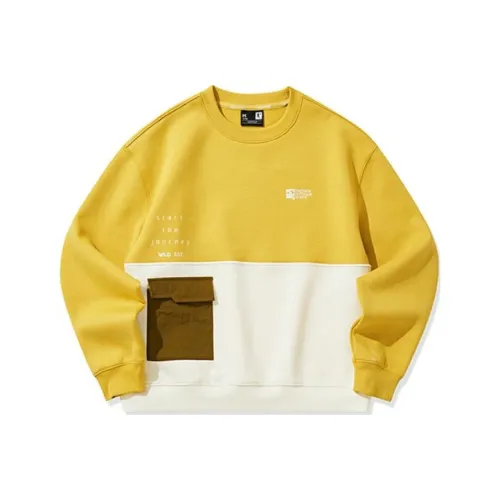 QIAODAN Sweatshirt Women's Camellia Yellow/Cream White