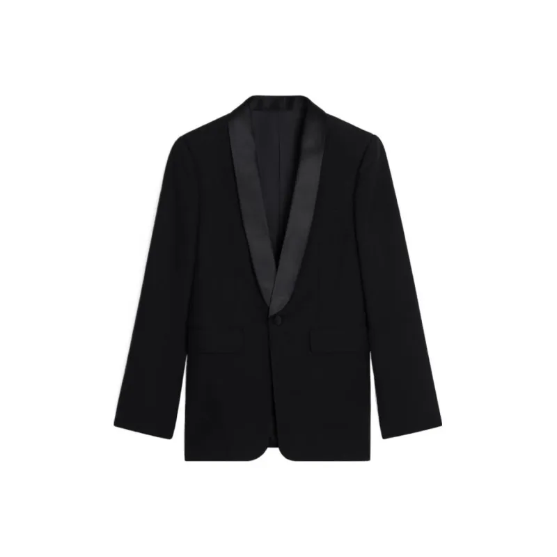 CELINE Single Breasted V Neck Jacket-0