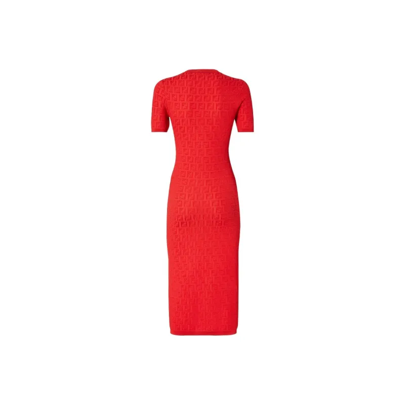 FENDI FF jacquard Dress-1