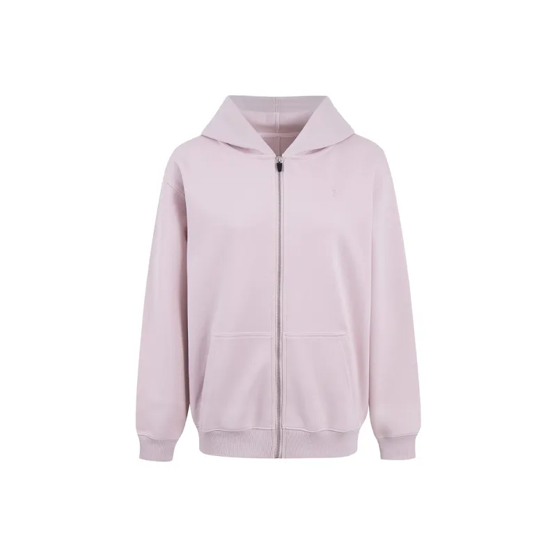 Ariseism Hooded Zip Closure Sweatshirt Coat Fall And Winter New Arrival Loose Fit Cardigan Top Women's-2