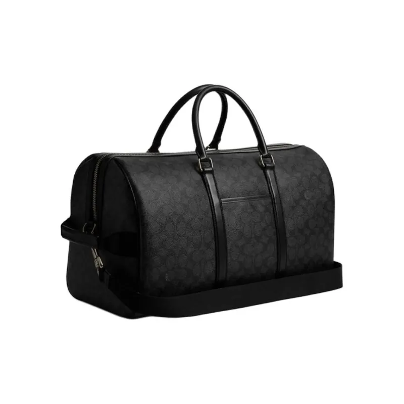 COACH Artificial Leather Travel Bag Women's Black-1