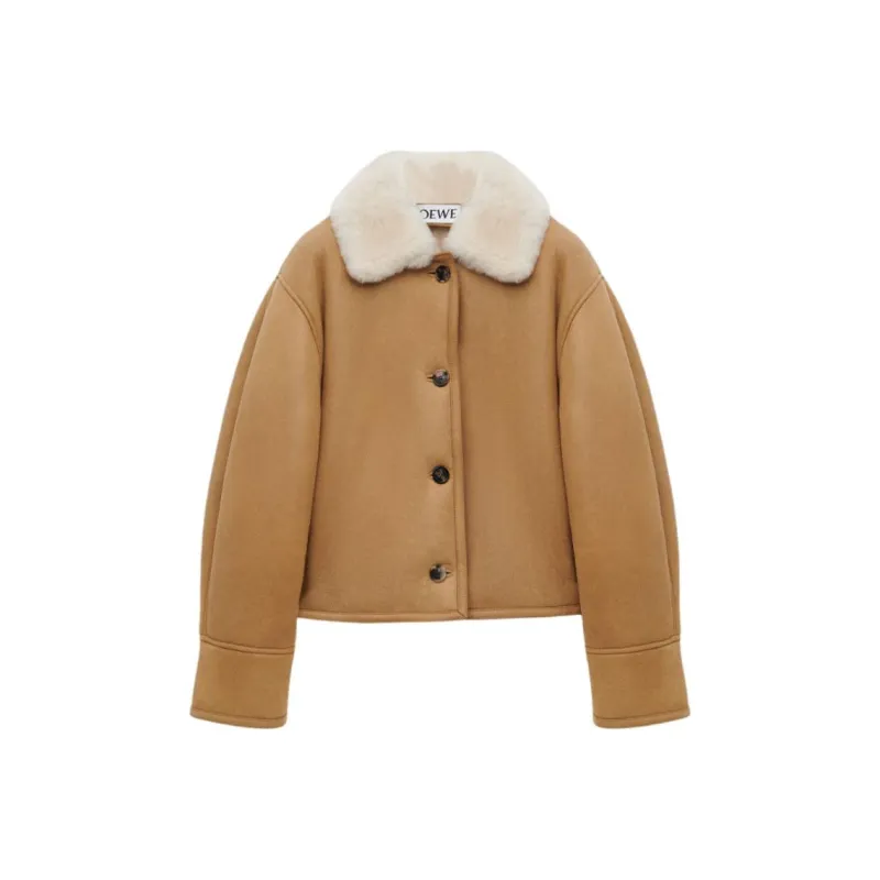 LOEWE Jackets & Coats Women's Camel-0