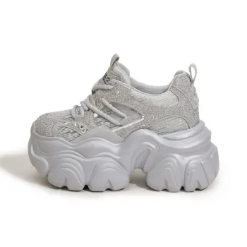 Milan Love Song Cushioning, Slip Resistant, And Abrasion Resistant Low Top Chunky Sneakers Women's