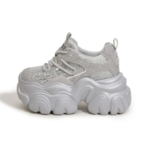 Milan Love Song Cushioning, Slip Resistant, And Abrasion Resistant Low Top Chunky Sneakers Women's