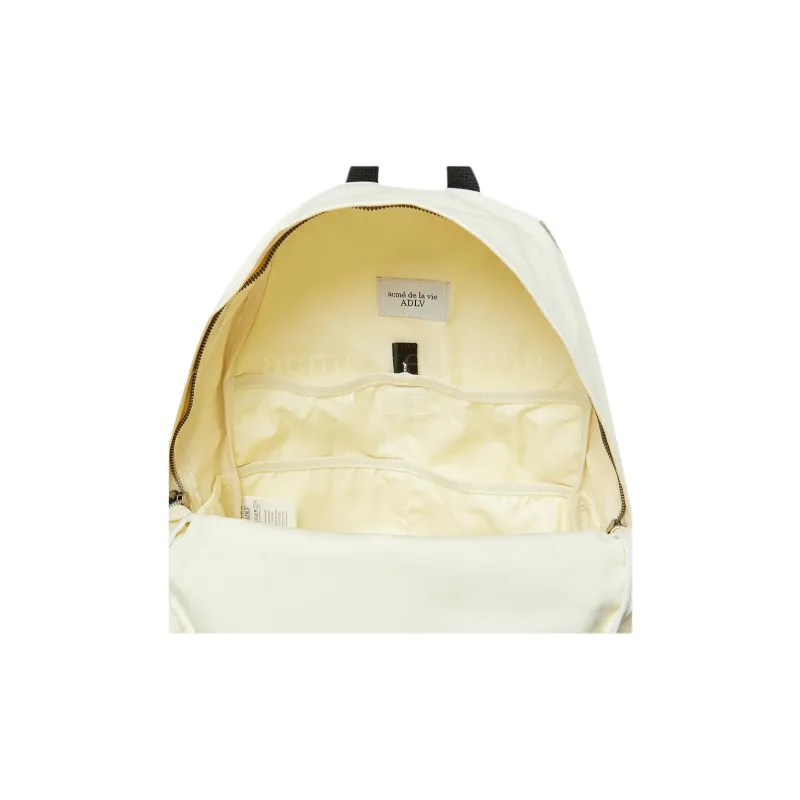 Acme De La Vie/ADLV Cotton Backpack Unisex White-3