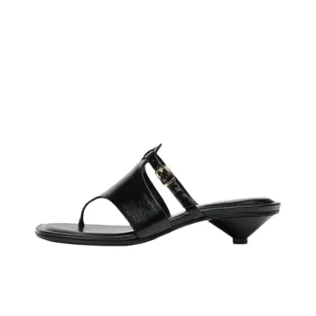 ZARA Abrasion Resistant Flip Flops Women's Black