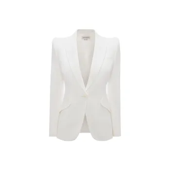 Alexander McQueen Single Breasted Tailored Blazer