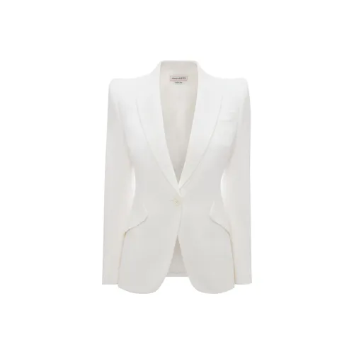 Alexander McQueen Single Breasted Tailored Blazer