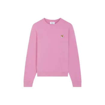 Maison Kitsune Fox Head Patch Crewneck Sweatshirt