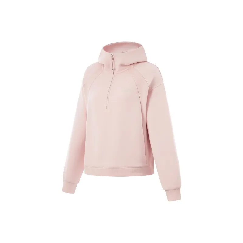 LiNing Fitness Series Sweatshirt Women's Light Blush Pink-0