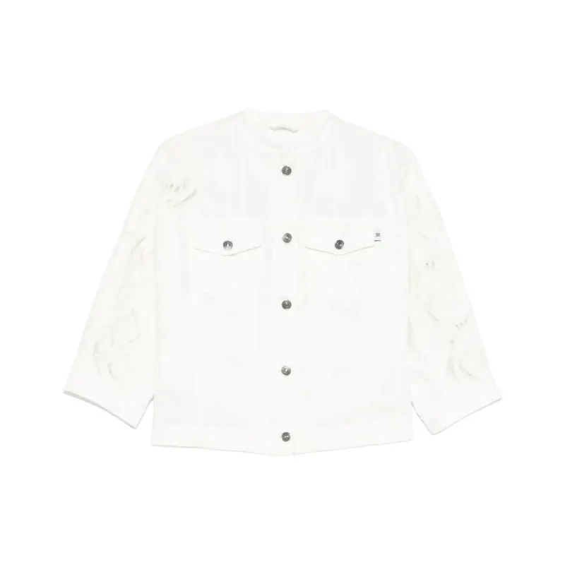 ERMANNO SCERVINO Floral lace Appliqué Jacket-0