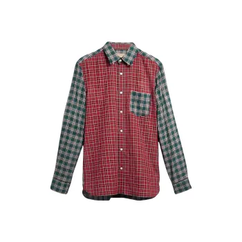 Burberry Shirt Men's Pink Green
