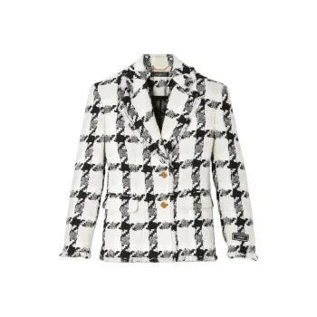 VERSACE FW22 Business Suits Coats Women's White