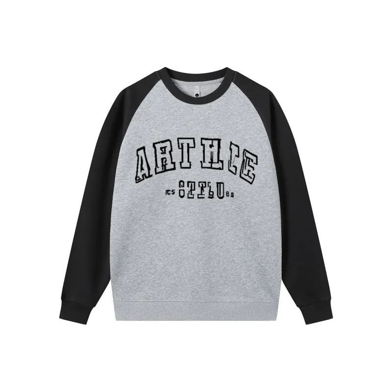 CHANGE SHE Sweatshirt Unisex Beige Apricot & Arctic Blue-12