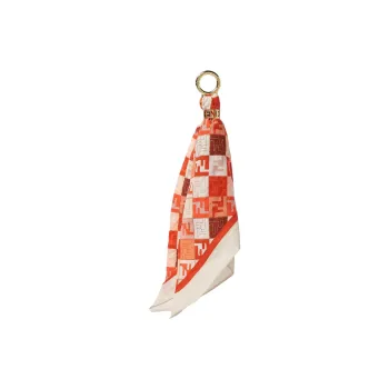 FENDI Cotton Pendants Unisex Red