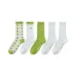 [5 Pack]White 2 Pack+White Green+Green+White Diamond