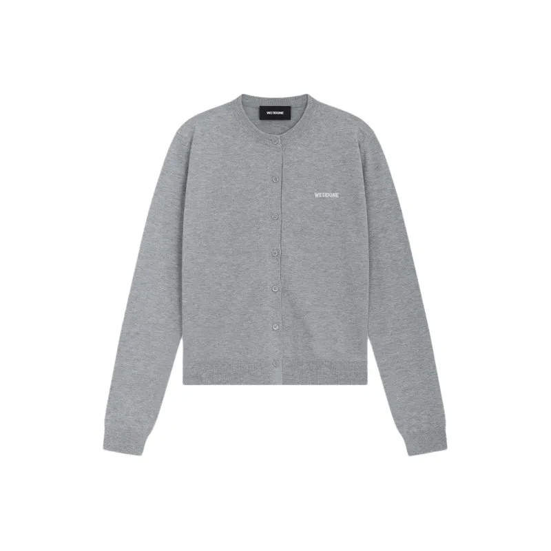WE11DONE SS24 Knitwear Cardigan Women's Gray-0