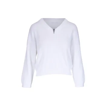 Brunello Cucinelli Monili Embellished V Neck Jumper