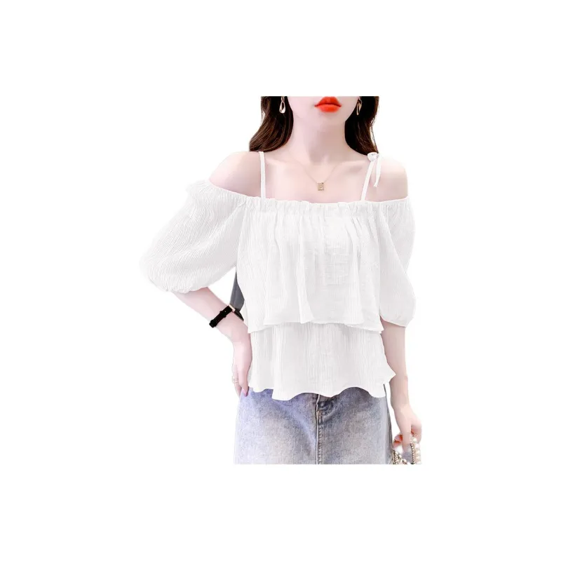 Mu Xiao Xin Chiffon Shirt Women's-5