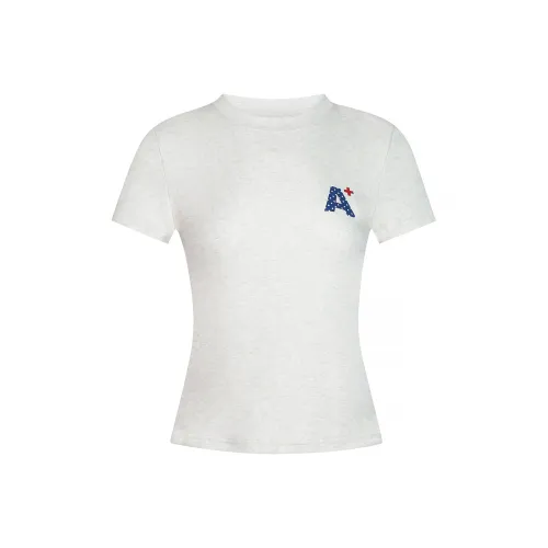 LKOD T Shirts Women's Gray