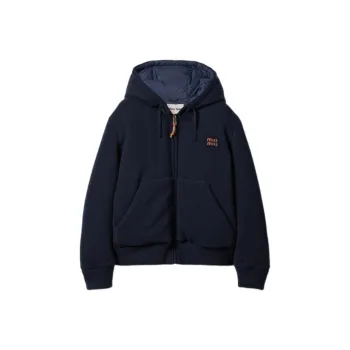 MIU MIU Down Jacket Women's Marine Blue