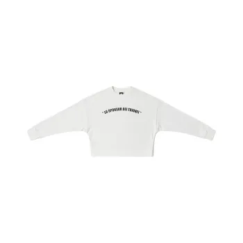 Kappa Sweatshirt Women's Korean White