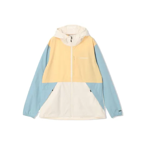 Columbia Jacket Women's Stone Blue/Yellow