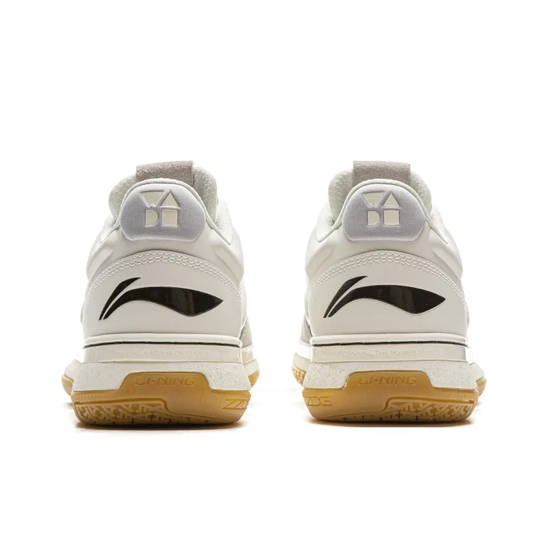 LINING Wow1 Low Basketball Shoes Men Low-Top White Gray-5