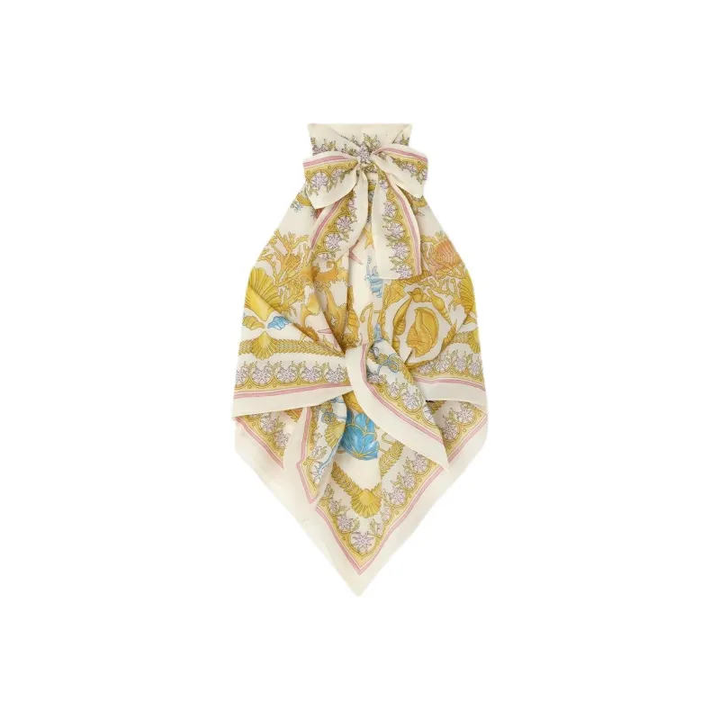 VERSACE Underwater Barocco Cover up Foulard Top-1