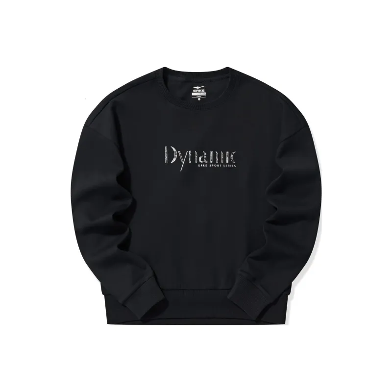 Erke Sweatshirt Women's Jet Black-0