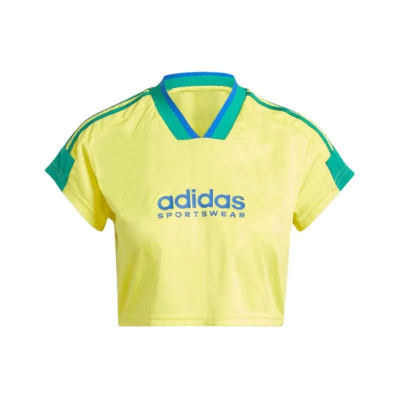 Adidas Free Shipping With AdiClub Tiro Cut 3-Stripes Crop Jersey-0