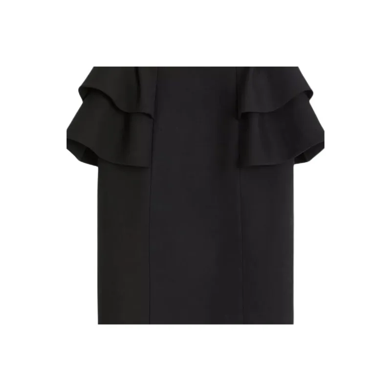 Valentino Crepe Couture Skirt-5