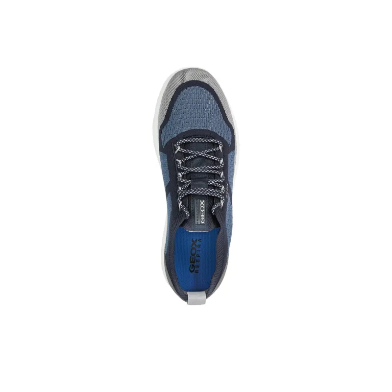 GEOX Spherica Abrasion Resistant Low Top Casual Shoes Men's Marine Blue-3