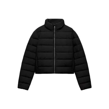 ZARA Down Jackets Women's Black