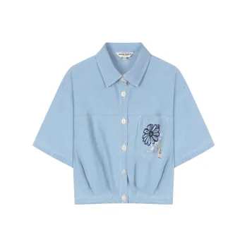 Teenie Weenie Shirt Women's Light Blue
