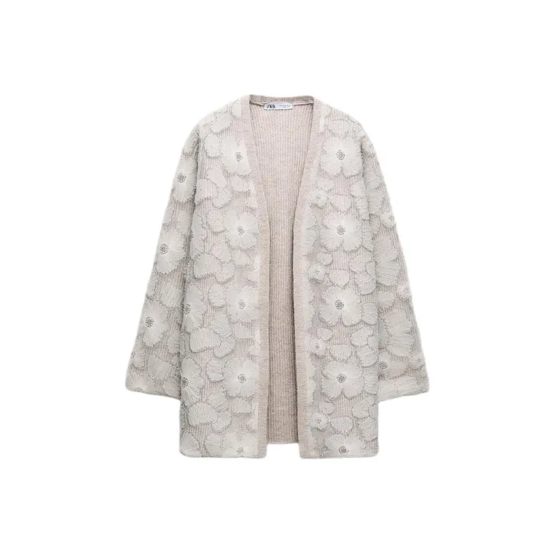 ZARA Knitwear Women's Beige-0