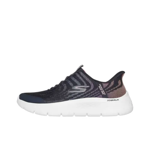 Skechers Go Walk Fle Low Top Running Shoes Women's Black
