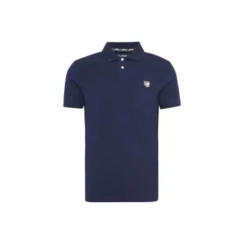 BARBOUR Polo Shirt Men's Marine Blue