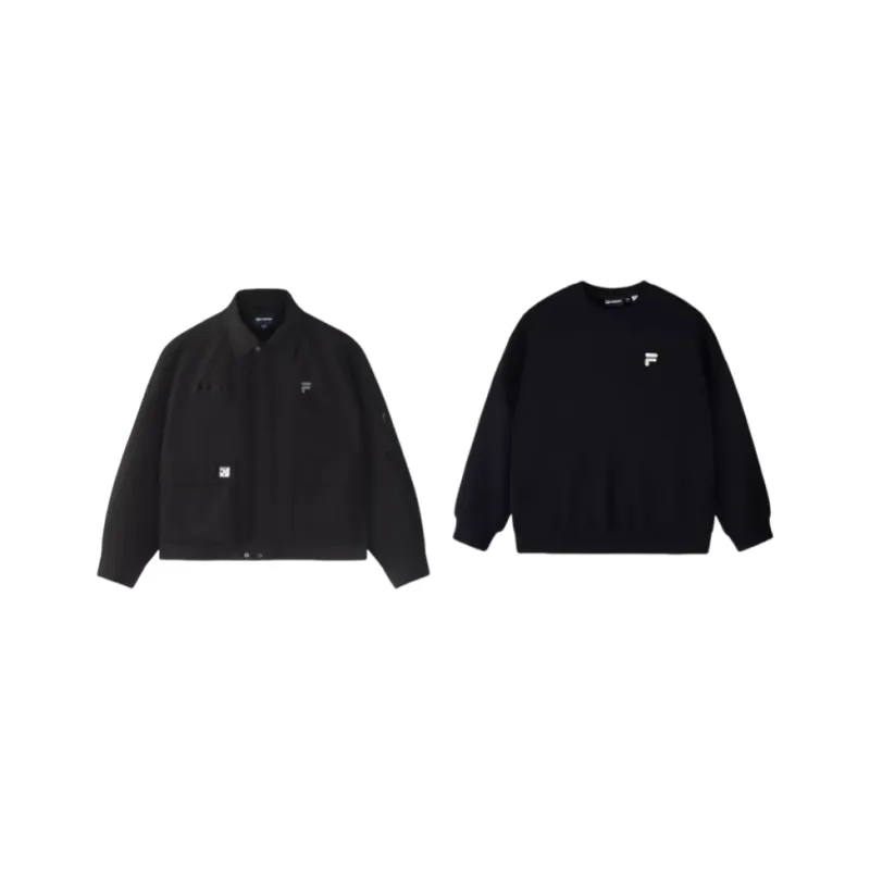 FILA FUSION Casual Sportswear Unisex Black-0