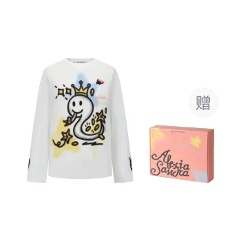 Alexia Sandra Sweatshirt Unisex White