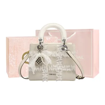 MISS GAIL Synthetic Leather Shoulder Bag, Crossbody Bag, Handbag Women's White
