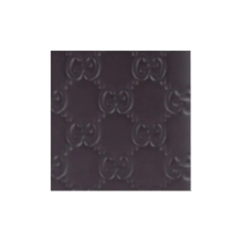 GUCCI Signature Cow Leather Wallet Men's Dark Brown-4